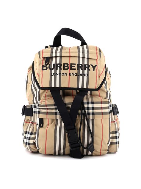 burberry print nylon backpacks.